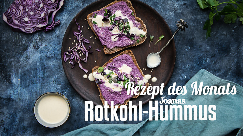 Joannas Rotkohl-Hummus Titelbild